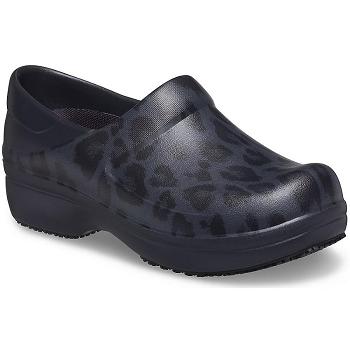 Crocs Neria Pro II Graphic Clog Leopardie - Damske Dreváky